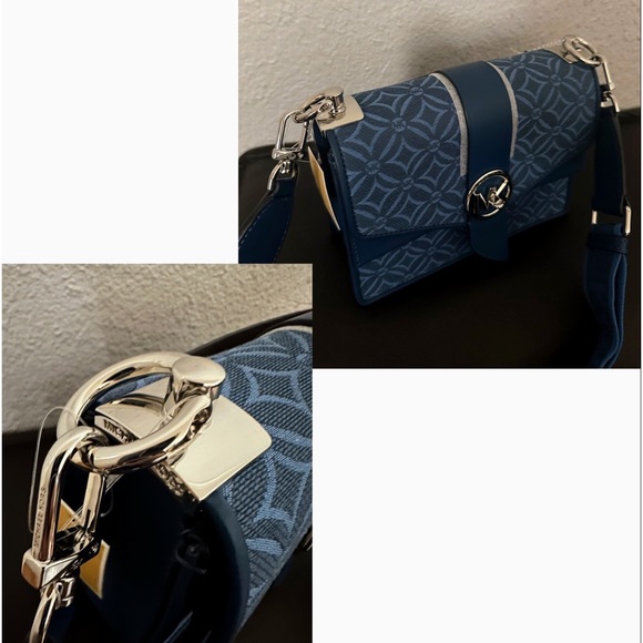 NWT MICHAEL MICHAEL KORS SIGNATURE GREENWICH SMALL CONVERTIBLE CROSSBODY - Picture 15 of 15